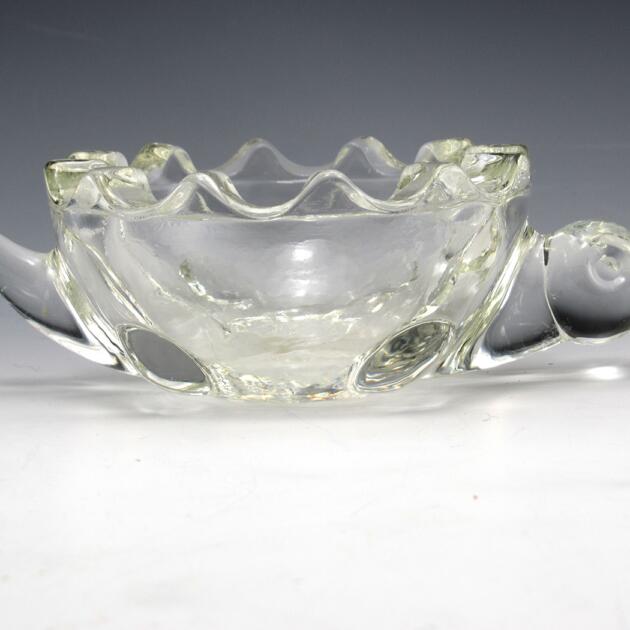 Turtle Ashtray Vintage Anchor Hocking Marked