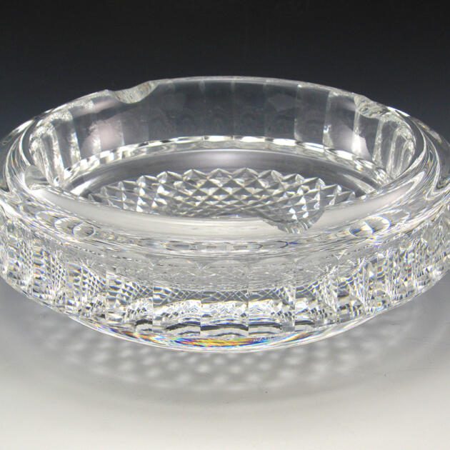 Waterford Crystal Ashtray Signed 5.5 Pounds