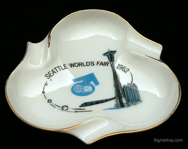 World's Fair 1962 Exposition Ashtray