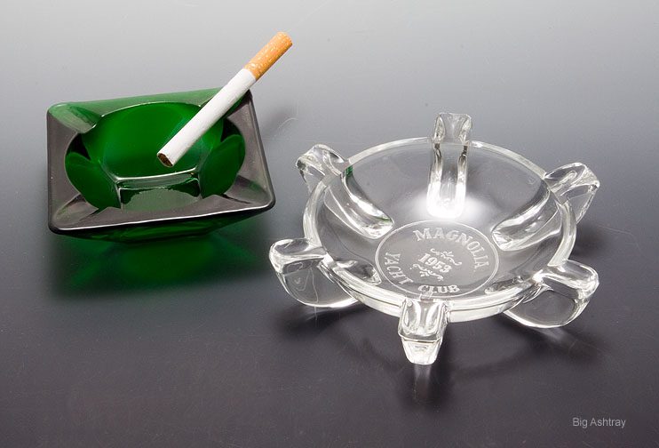 Magnolia Yacht Club 1953 Crystal Ashtray - Image 3