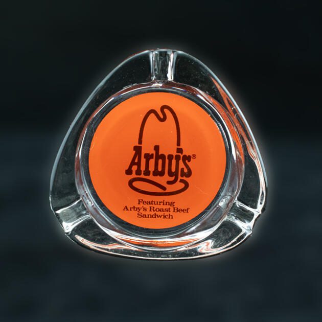 Arby's Ashtray Circa Pre 1994 Smoking Ban Unused
