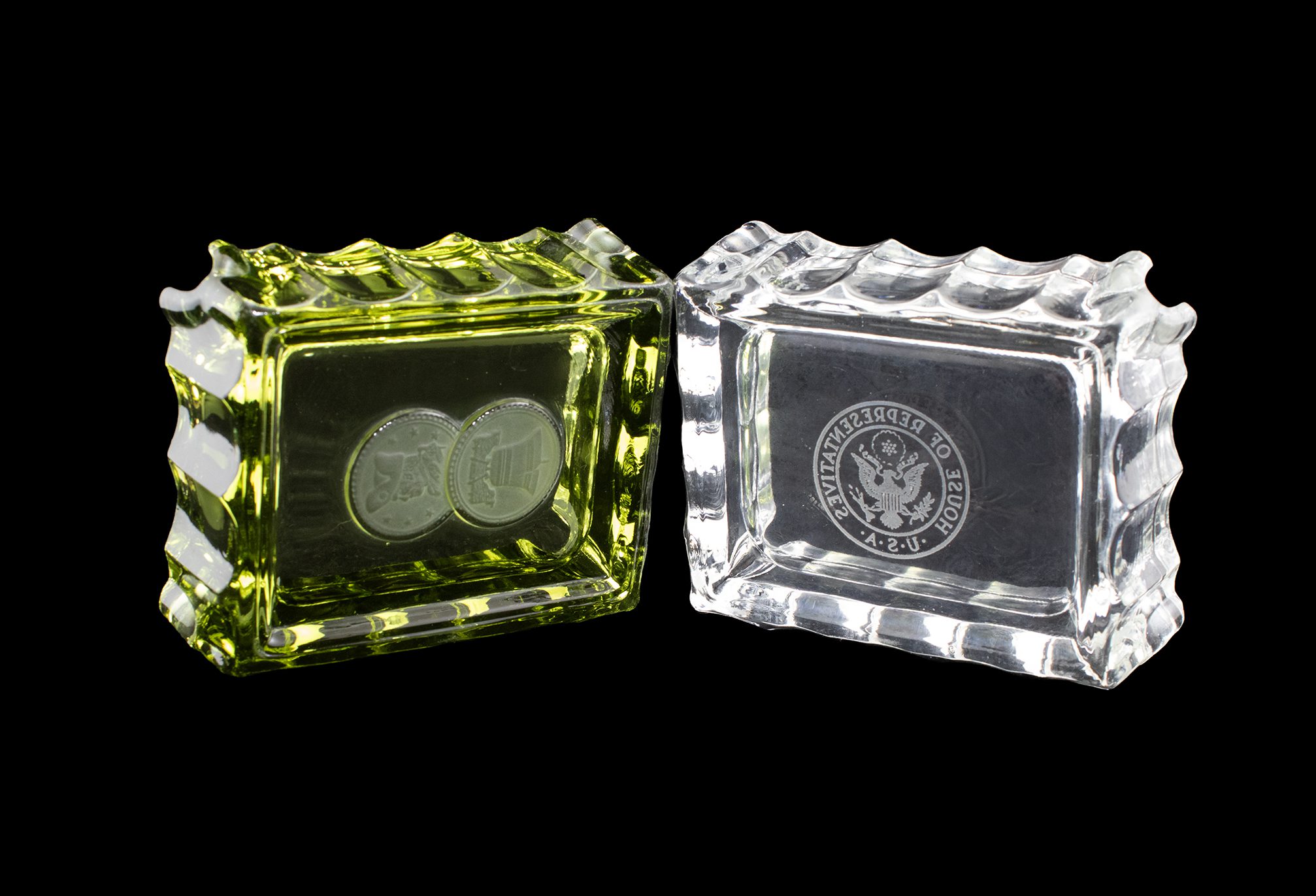 House of Representatives Ashtray Set by Fostoria