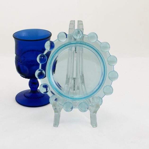 Imperial Glass Candlewick Ashtray Coaster
