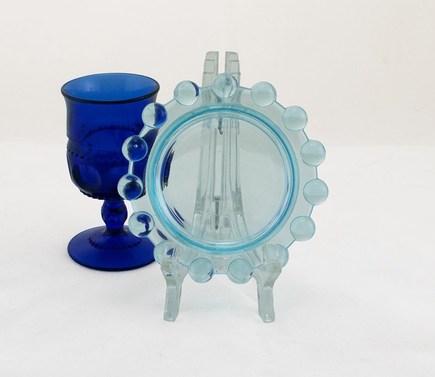 Imperial Glass Candlewick Ashtray Coaster
