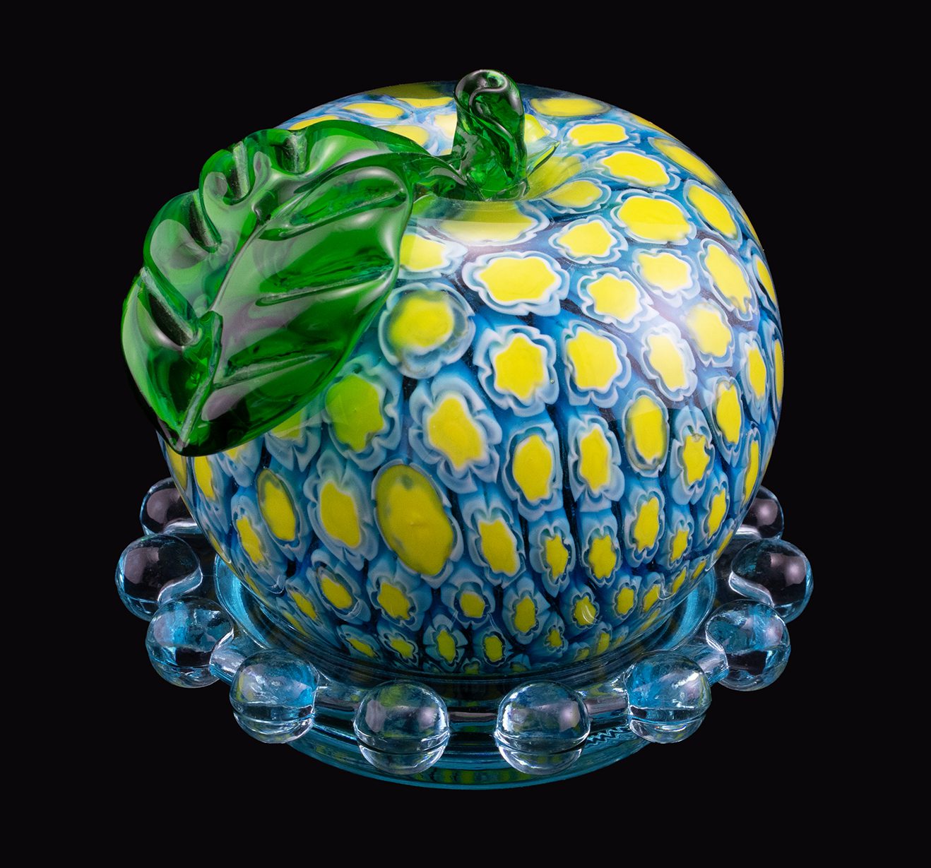 Imperial Glass Candlewick Multi-Use Ashtray Coaster