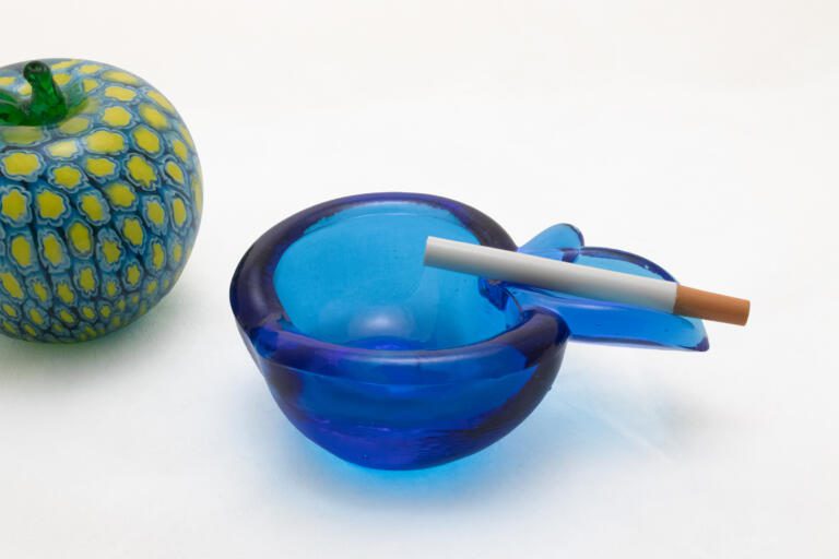 Personal Deep Dish Apple Ashtray Designed by Cambridge Glass