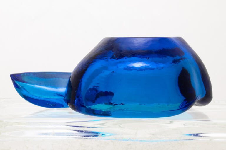 Personal Sized Apple Cigar Ashtray Designed by Cambridge Glass