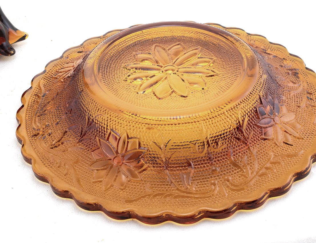 Indiana Glass Tiara Sandwich Patterned Ashtray