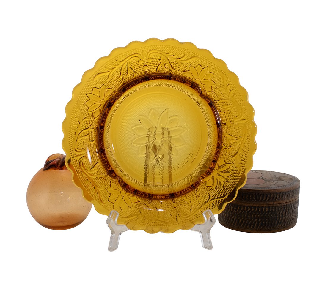 Tiara Sandwich Ashtray by Indiana Glass