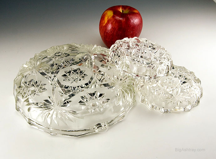 American Prescut 3-Piece Party Ashtray Set - Image 3