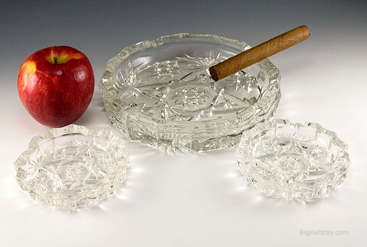 American Prescut 3-Piece Party Ashtray Set - Image 2
