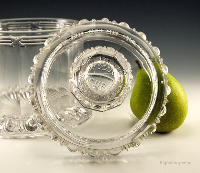 Antique Imperial Glass Humidor Canister Jar - Image 3