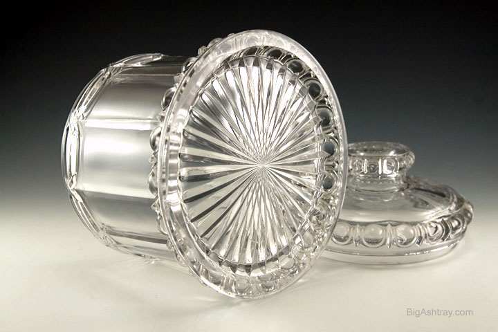 Antique Imperial Glass Humidor Canister Jar - Image 2