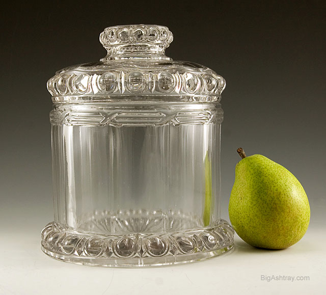 Antique Imperial Glass Humidor Canister Jar - Image 5