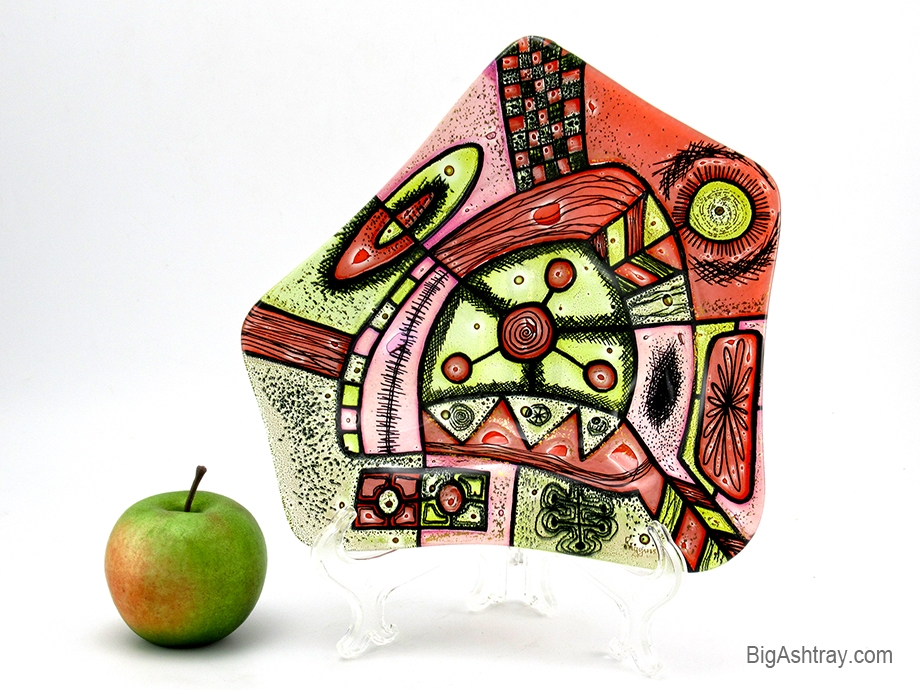 Higgins Ashtray Mid-Century Modern Art Sunset - Image 7