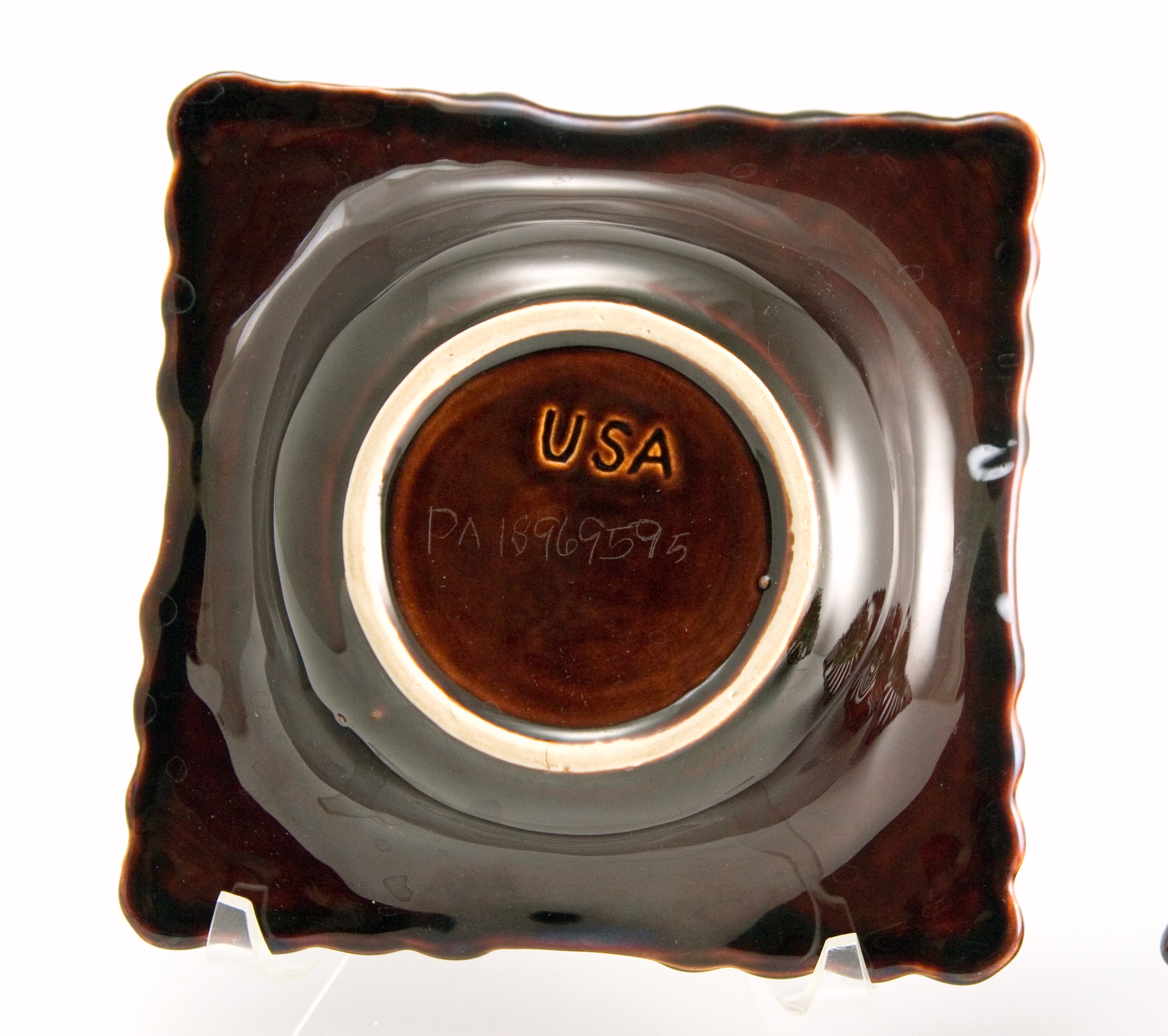 Vintage Art Pottery Hand-Made Ashtray SET of 2 - Image 3