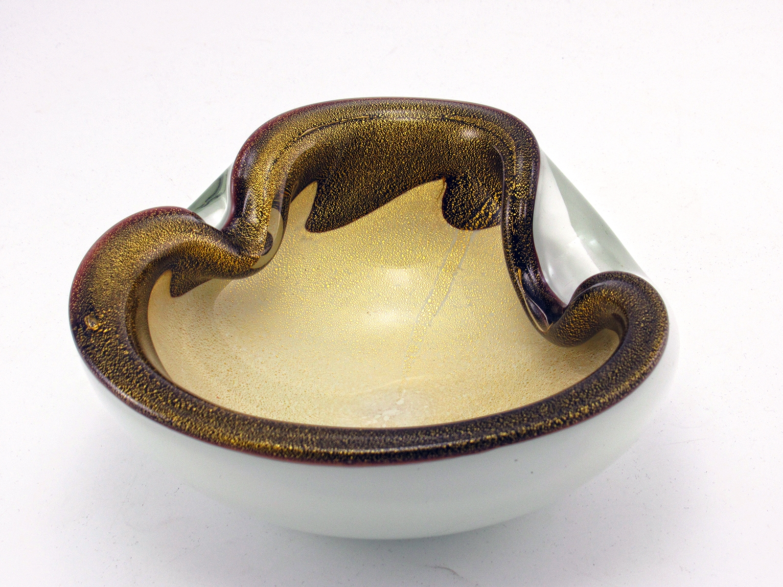 Alfredo Barbini Murano Art Glass Ashtray Cigar Bowl - Image 3