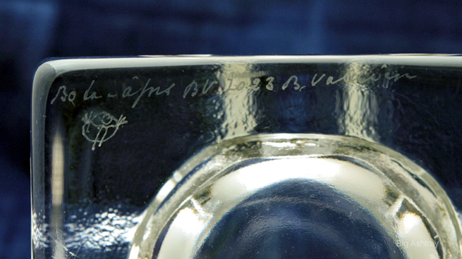 Bertil Vallien for Boda Afors Art Glass Ashtray - Image 3