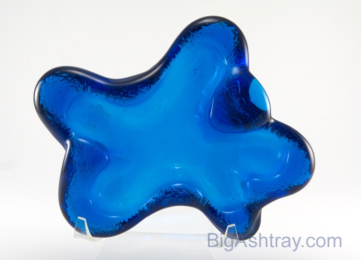 Blenko Art Glass Amoeba Shaped Smoking Accessory - Image 10