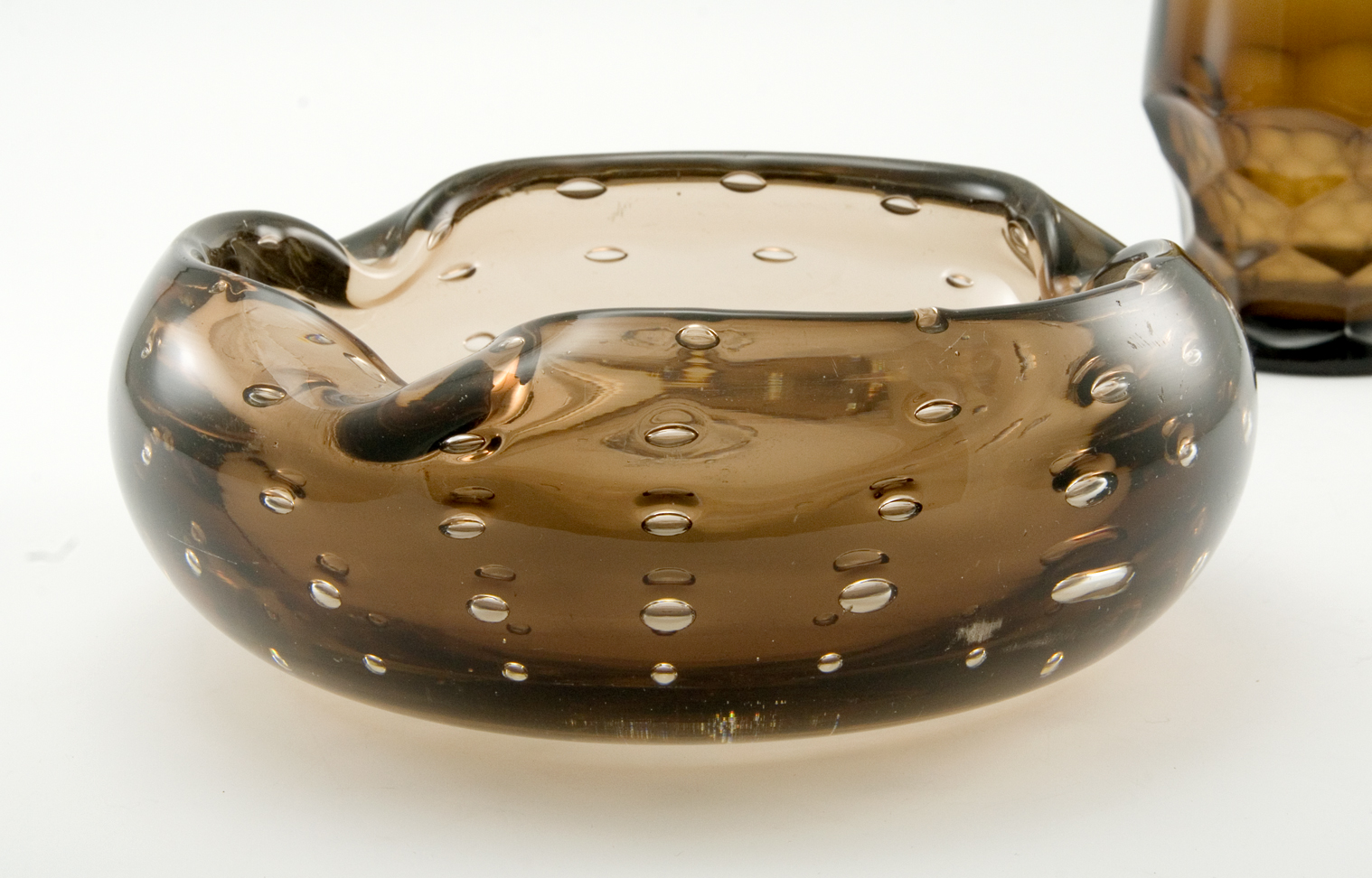 Art Glass Cigar Ashtray Bowl by Blenko - Image 2