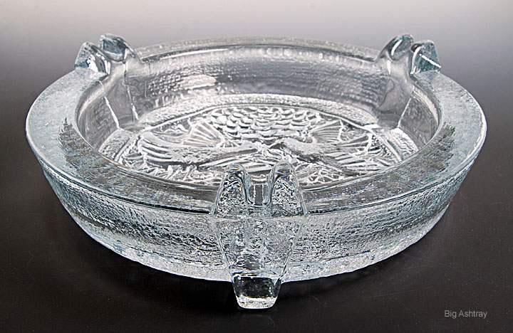 Blenko Oriental Crystal Art Glass Ashtray - Image 2
