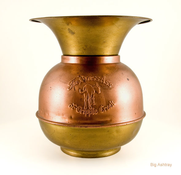 Brass Ass of Cripple Creek Bar Spittoon