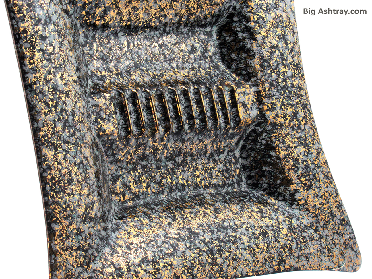Big Smoking Ashtray with Granite Decor by Shawnee Kenwood U.S.A - Image 4