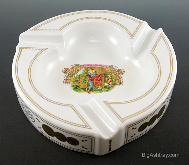 Classic Romeo and Julieta Porcelain Cigar Ashtray