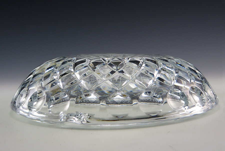 Vintage Lead Crystal Ashtray by Princess House with Sticker - Image 3