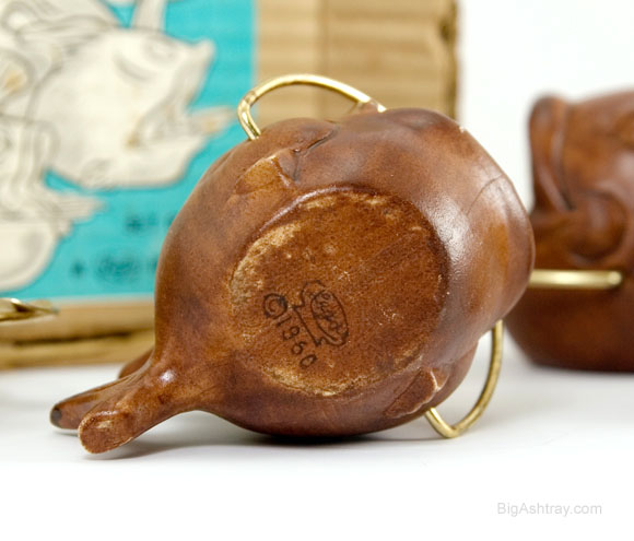 Dated 1960s Set of Individual Fish Ashtrays - Image 3