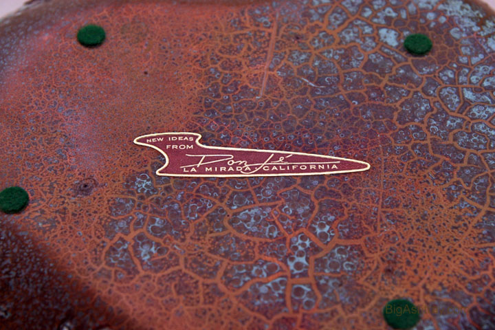 Don Je Eames Era Ceramic Ashtray Distinctive Glaze - Image 3