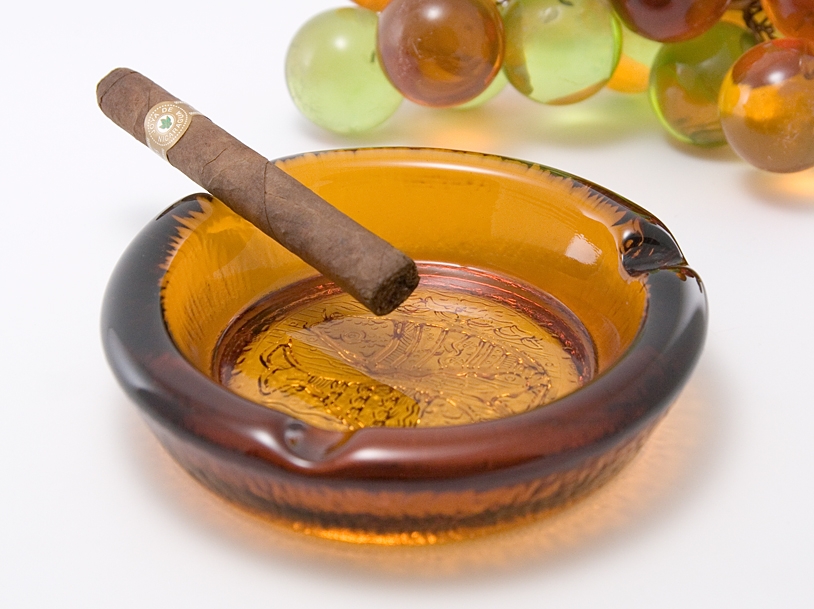 Retro Modern Glass Ashtray Eames Era Style Fish Decor