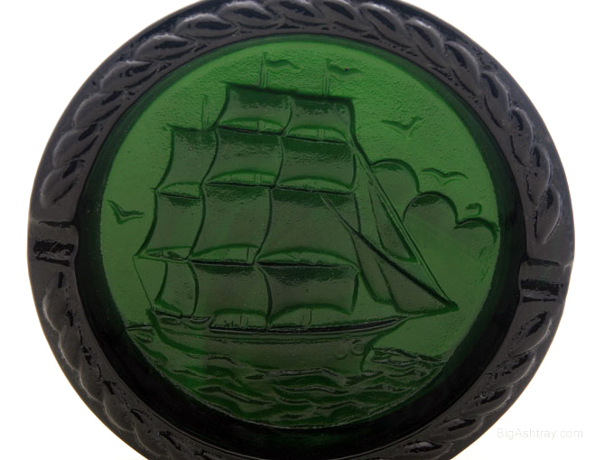 Fenton Art Glass Rose pattern ashtray from the 1960s - Image 6