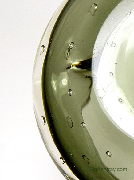 Erickson Swedish Modern Style Blown Glass Ashtray - Image 3