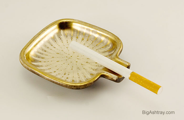German Redware Art Pottery Personal Ashtray - Image 3