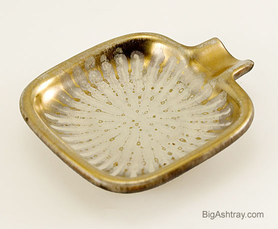German Redware Art Pottery Personal Ashtray