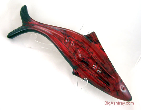 Giant Vintage Art Pottery Fish Ashtray - Image 2