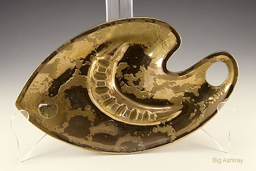 Savoy China Artist Palette Ashtray Dripping in Real Gold - Image 7