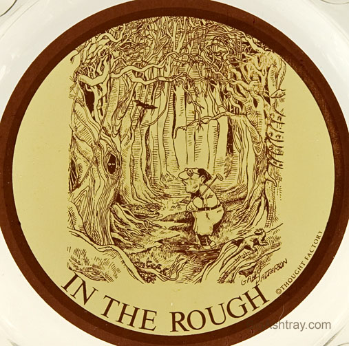 Golfer In The Rough 1970s Ashtray - Image 3