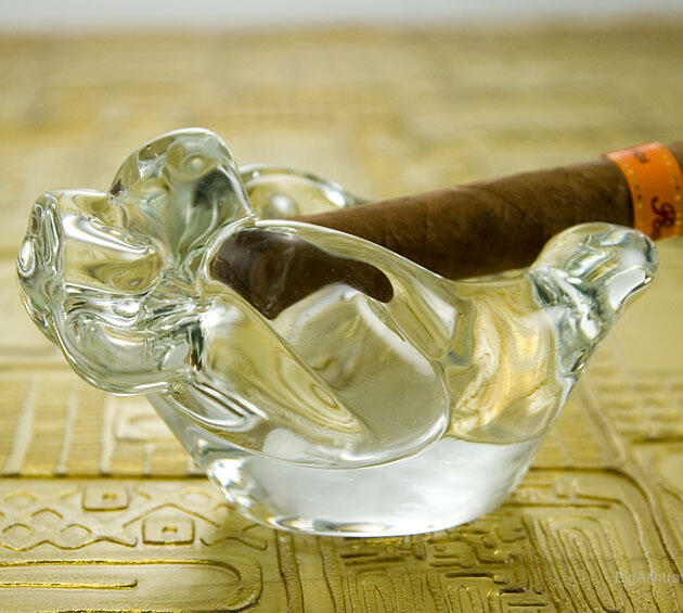 Great Ape Primate Cigar Rest Vintage Quality Crystal