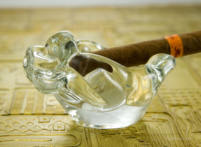 Great Ape Primate Cigar Rest Vintage Quality Crystal