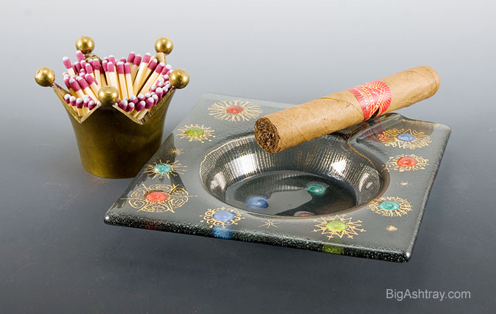 Higgins Barbaric Jewels Single Rest Ashtray