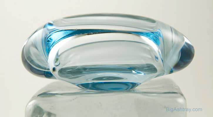 Holmegaard Sapphire Clam Shell Set 1950s Modernist - Image 5