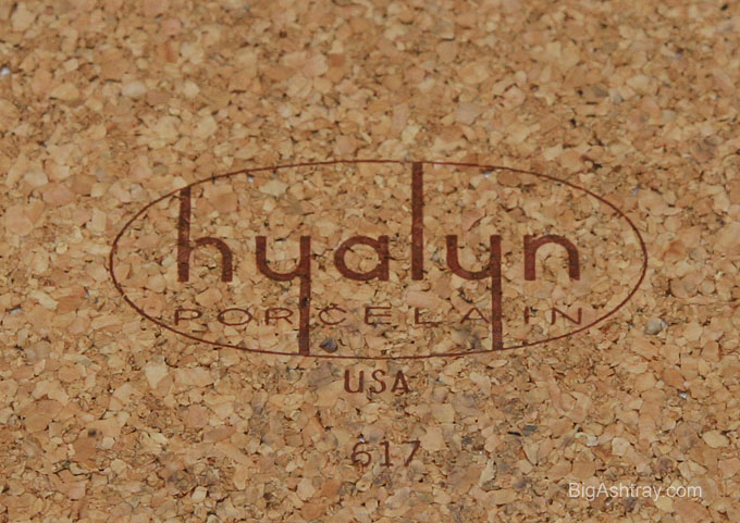 Hyalyn Porcelain Minimalist Eames Era Ashtray - Image 3