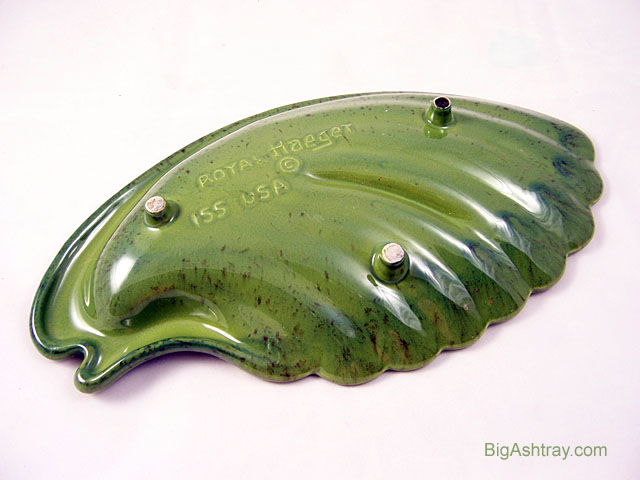 Large Olive Green Flying Wing Ashtray - Image 2