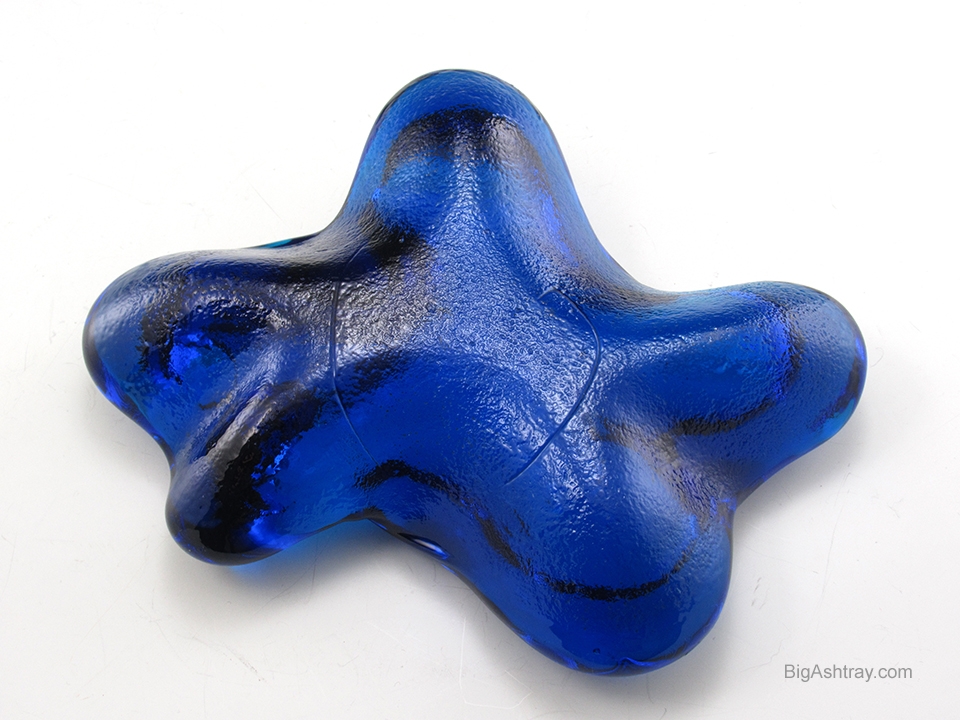 Blenko Art Glass Amoeba Shaped Smoking Accessory - Image 5
