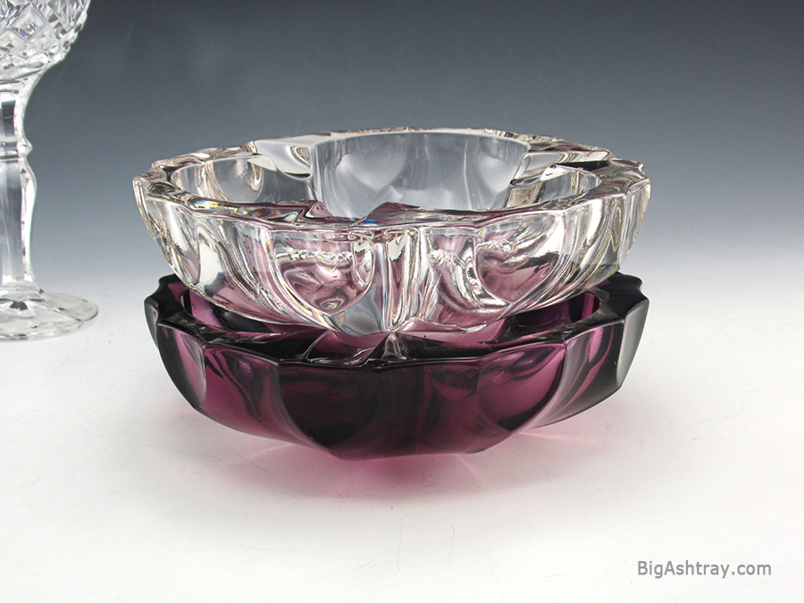 Mid-Century Elegant Crystal Ashtray by Tiffin - Image 4