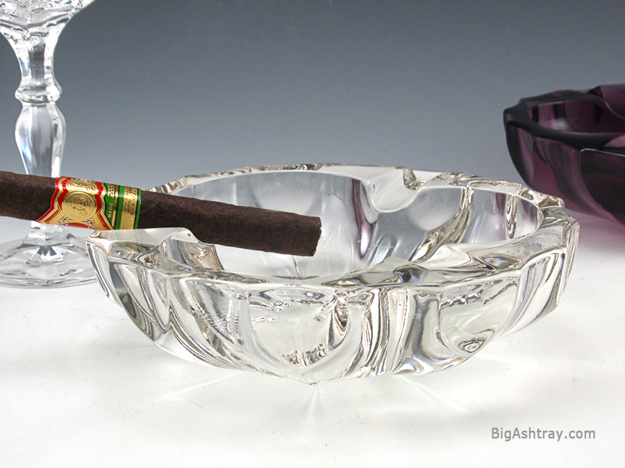 Mid-Century Elegant Crystal Ashtray by Tiffin - Image 2