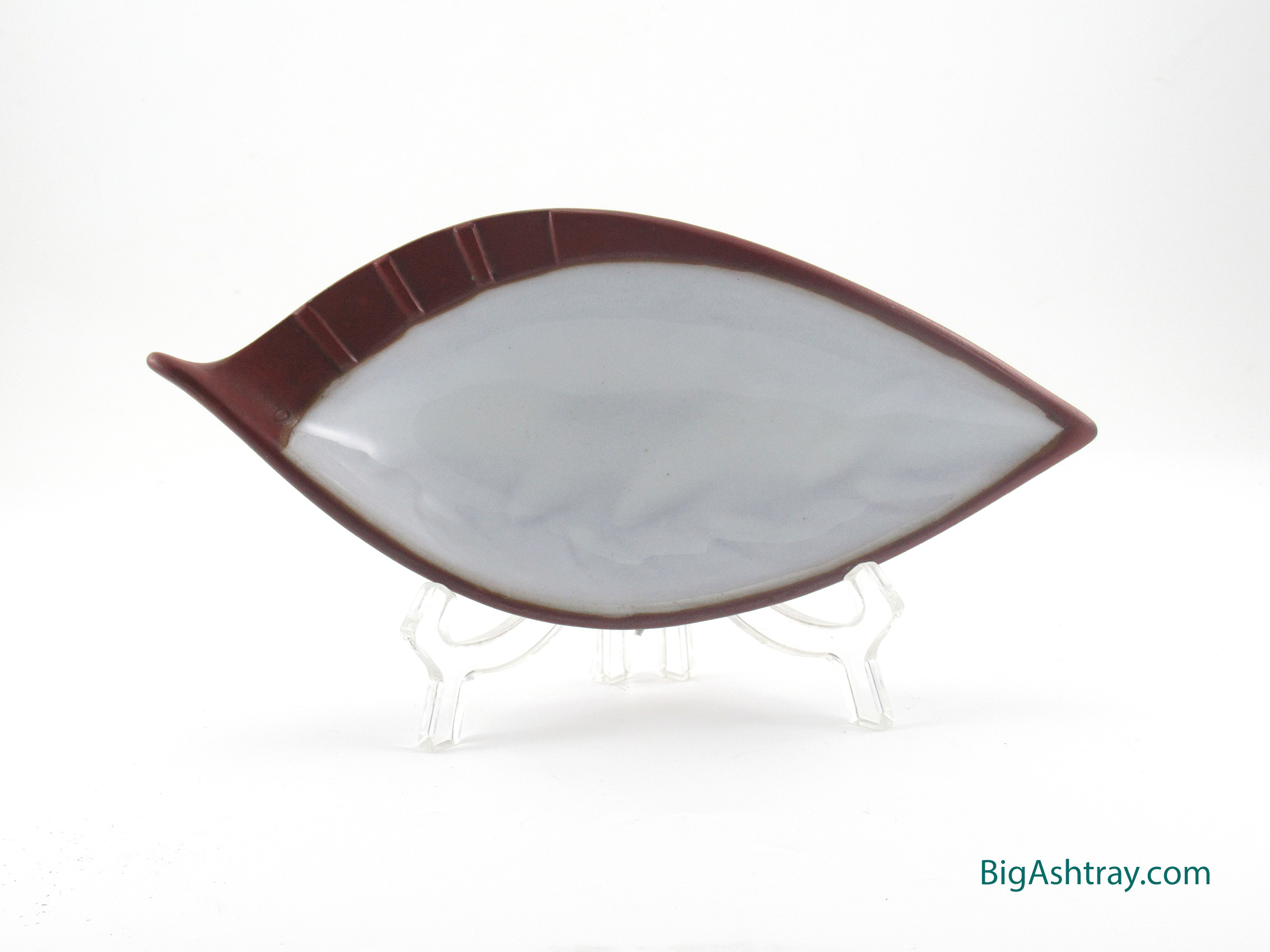 Mid-Century Modern Ashtray Redware and Pearl Hand-Crafted - Image 2