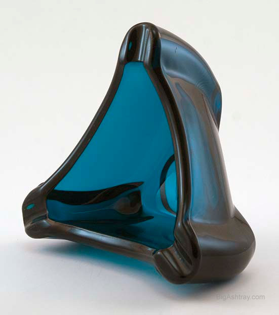 Mid-Century Modern Viking Art Glass Cigar Ashtray - Image 4